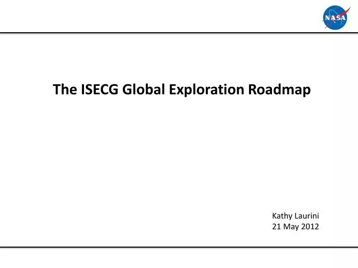 the isecg global exploration roadmap