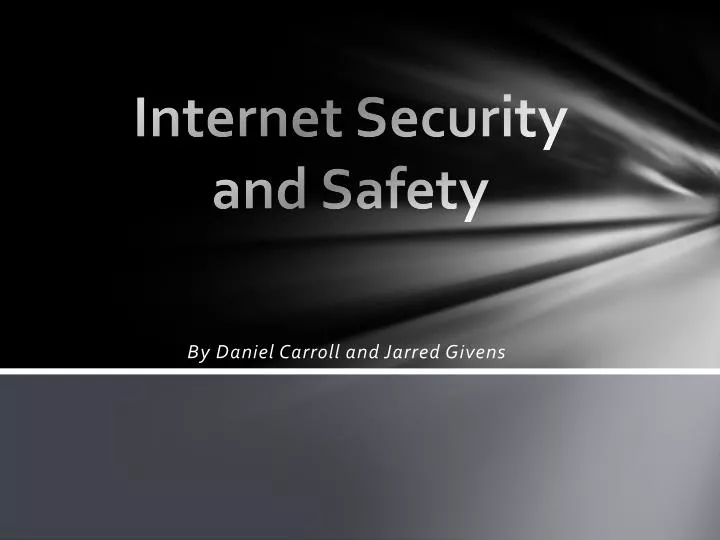 internet security and safety