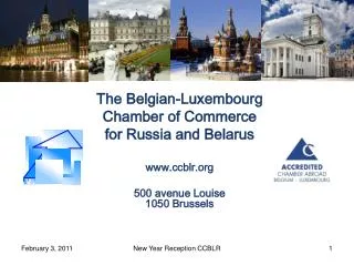 The Belgian-Luxembourg Chamber of Commerce for Russia and Belarus ccblr