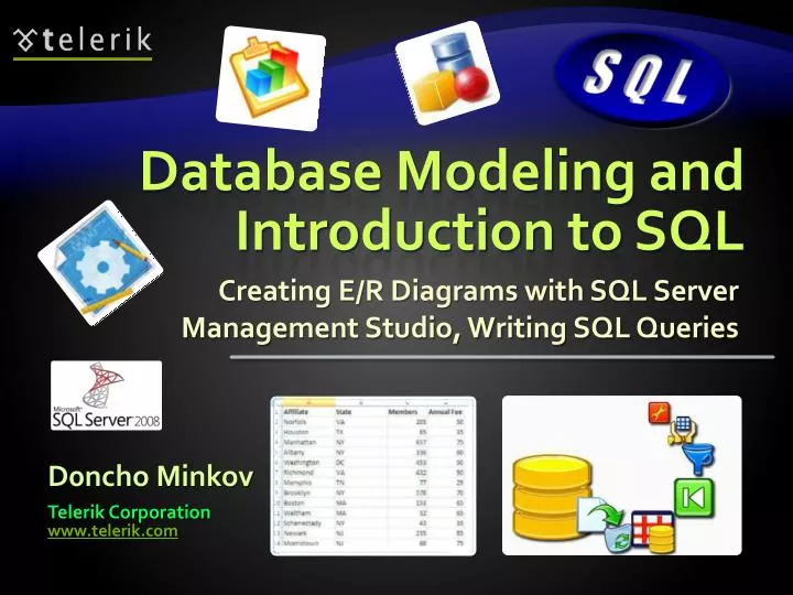 database modeling and introduction to sql