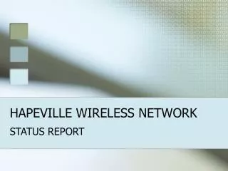 HAPEVILLE WIRELESS NETWORK