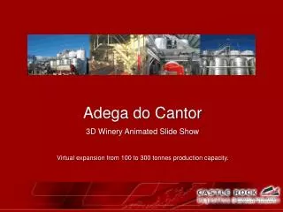 Adega do Cantor 3D Winery Animated Slide Show