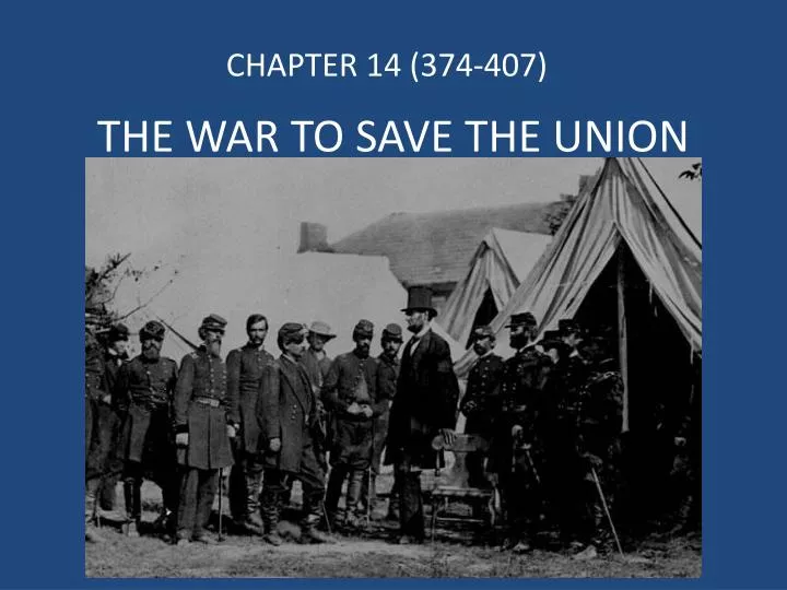 the war to save the union