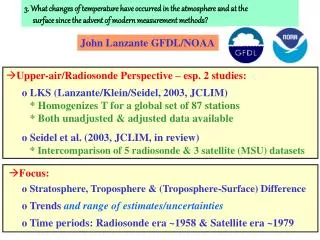 3. What changes of temperature have occurred in the atmosphere and at the