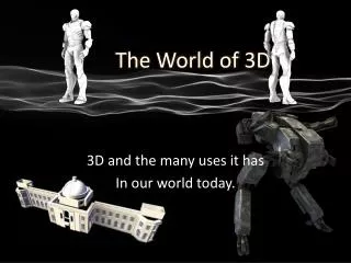 the world of 3d