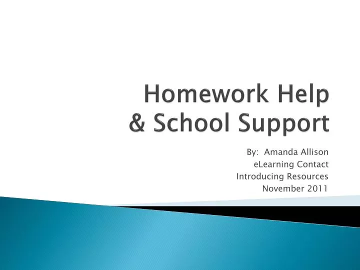 homework help school support