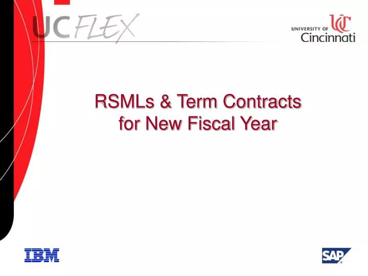 rsmls term contracts for new fiscal year
