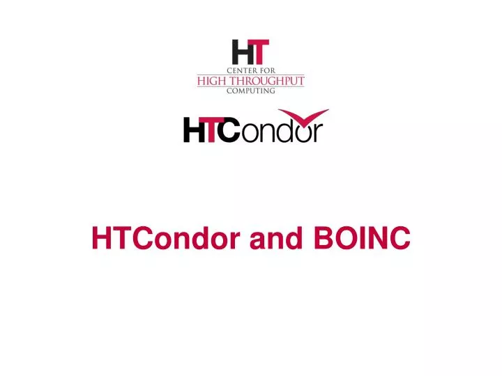 htcondor and boinc