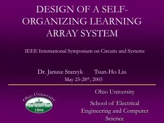 DESIGN OF A SELF-ORGANIZING LEARNING ARRAY SYSTEM