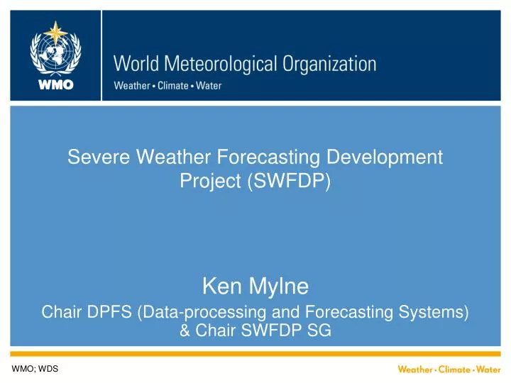 severe weather forecasting development project swfdp