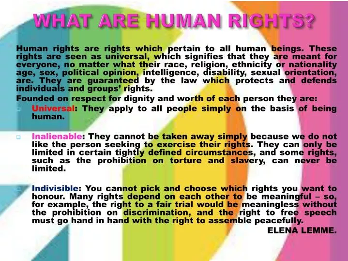 what are human rights
