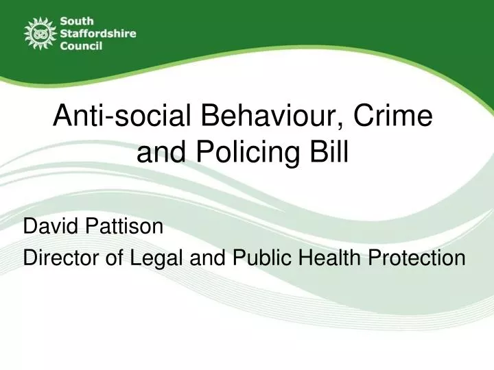 anti social behaviour crime and policing bill