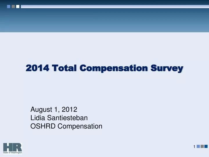 2014 total compensation survey