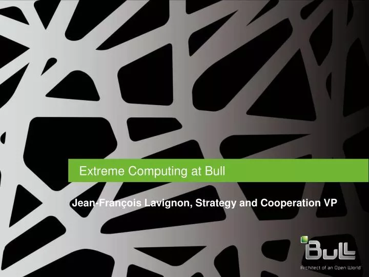 extreme computing at bull