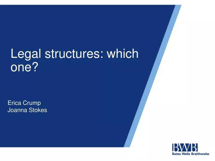 legal structures which one
