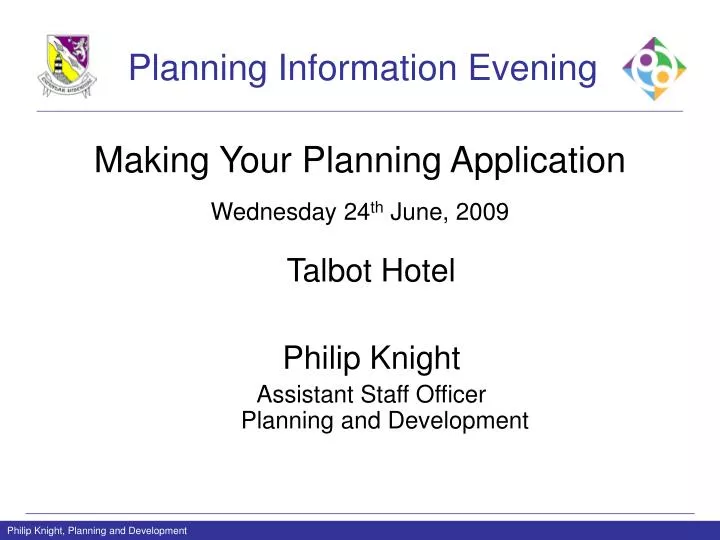 planning information evening