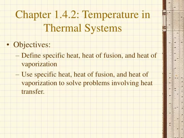 chapter 1 4 2 temperature in thermal systems