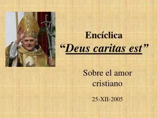 enc clica deus caritas est