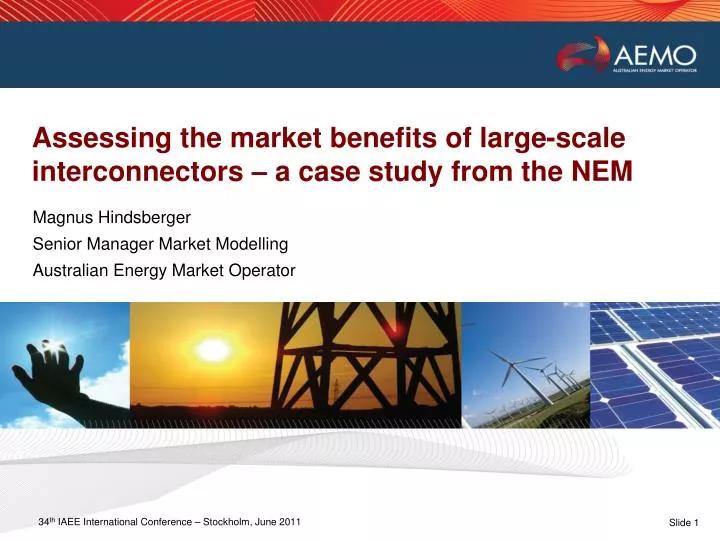 assessing the market benefits of large scale interconnectors a case study from the nem