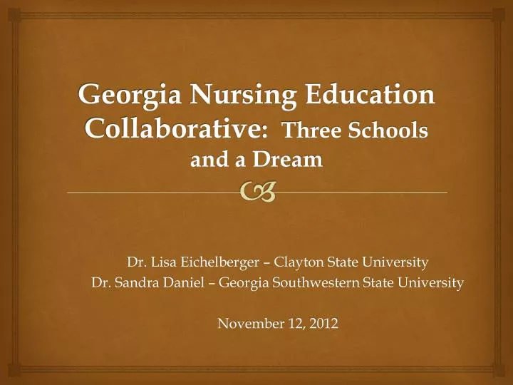 georgia nursing education collaborative three schools and a dream