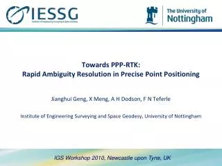 Towards PPP-RTK: Rapid Ambiguity Resolution in Precise Point Positioning