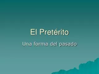 el pret rito