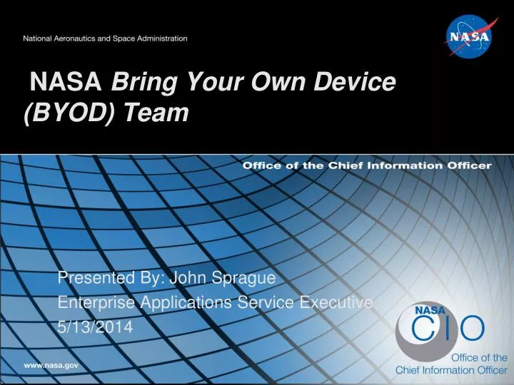 nasa bring your own device byod team