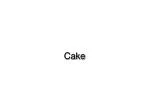 Cake - slide 1