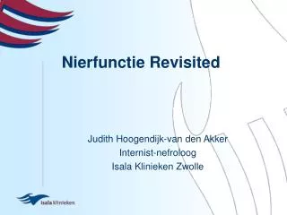 nierfunctie revisited