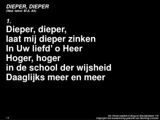 dieper dieper ned tekst m a alt