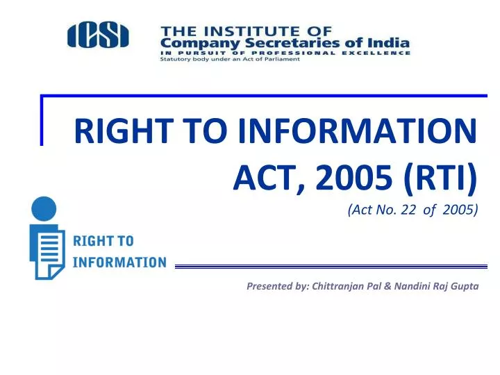right to information act 2005 rti act no 22 of 2005