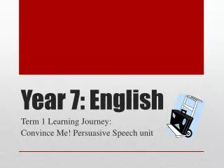Year 7: English