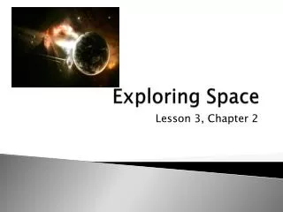 exploring space