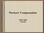 Workers’ Compensation - slide 1