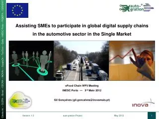 Assisting SMEs to participate in global digital supply chains