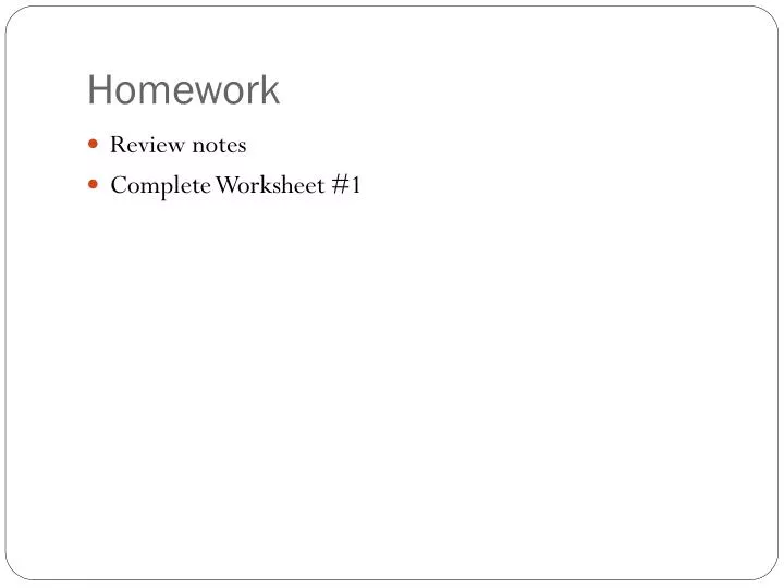 homework