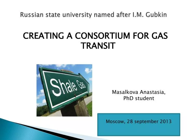 russian state university named after i m gubkin