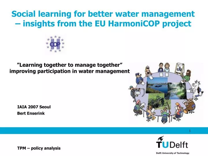 social learning for better water management insights from the eu harmonicop project