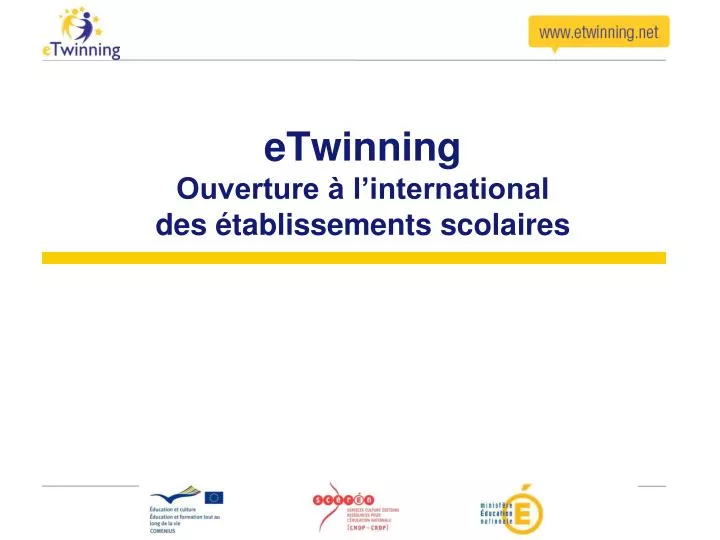 etwinning ouverture l international des tablissements scolaires