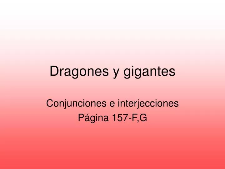 dragones y gigantes