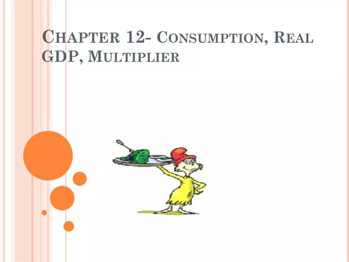 chapter 12 consumption real gdp multiplier