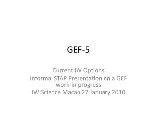 GEF-5