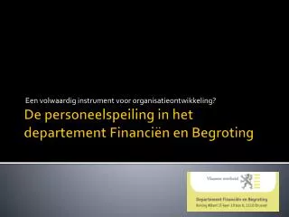 een volwaardig instrument voor organisatieontwikkeling