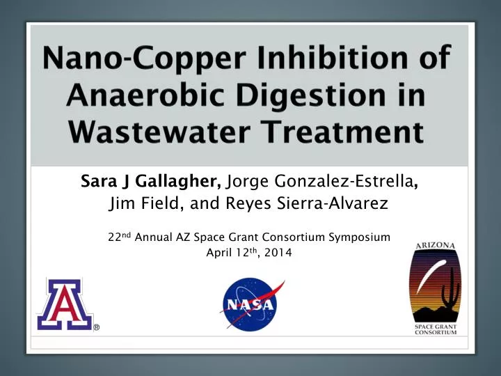 nano copper inhibition of anaerobic digestion in wastewater treatment