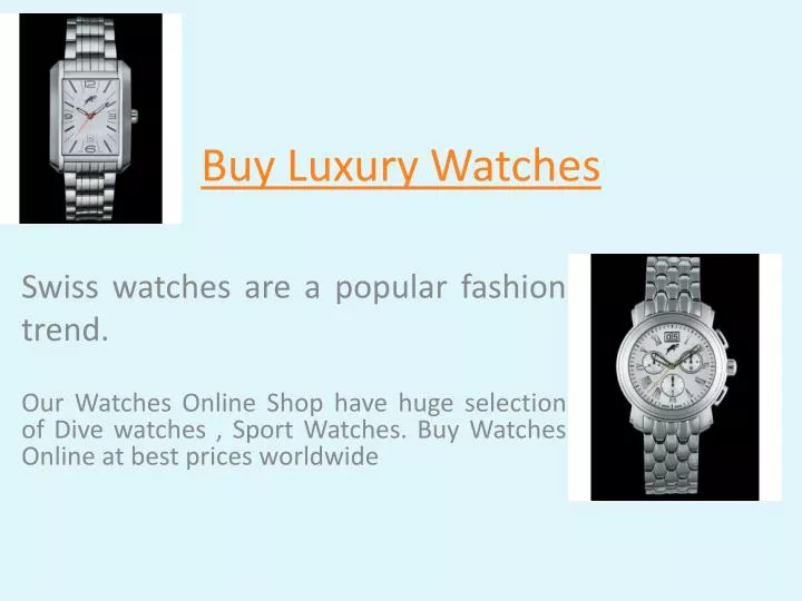 buy luxury watches