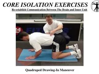 CORE ISOLATION EXERCISES