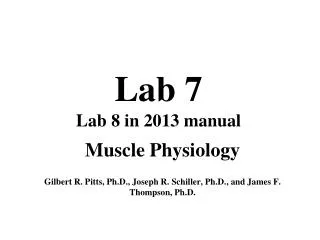 Lab 7 Lab 8 in 2013 manual