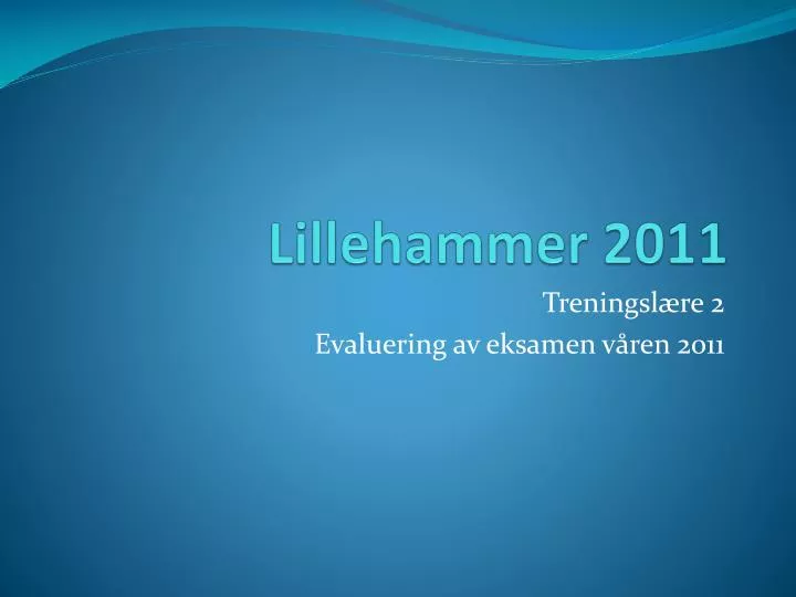 lillehammer 2011