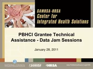 PBHCI Grantee Technical Assistance - Data Jam Sessions