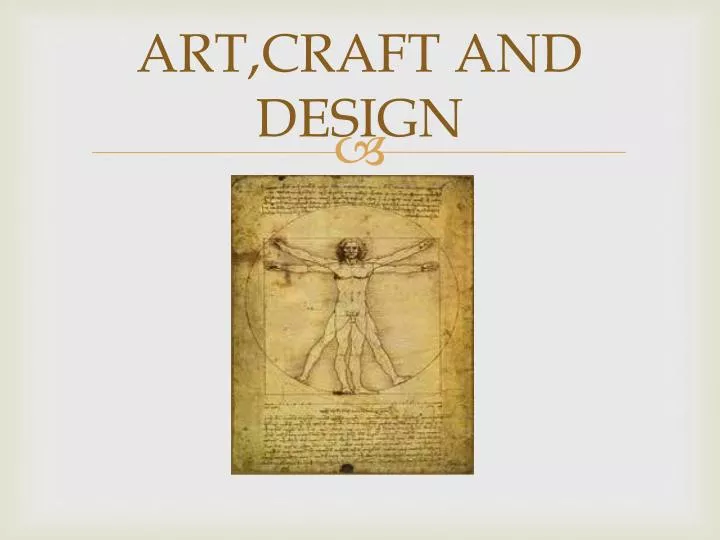 art craft and design
